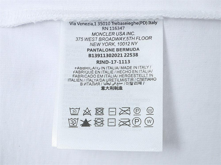 Moncler T-Shirt Without Collar 'White' - SleekGait