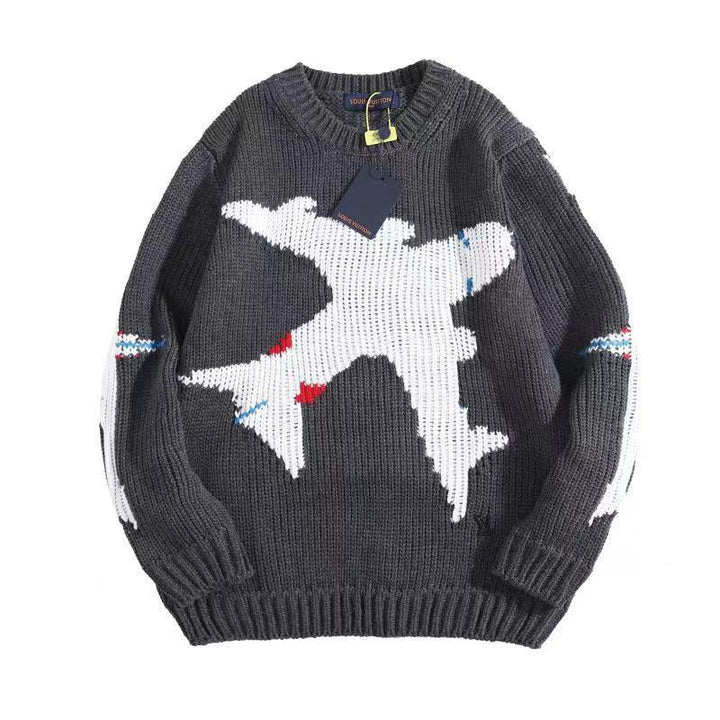 Louis Vuitton × Virgil Abloh Plane Chunky Crewneck - SleekGait