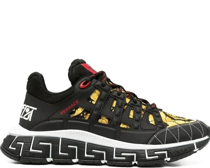 Versace Trigreca baroque-print sneakers - SleekGait