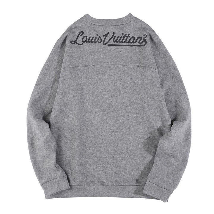 Louis Vuitton x Nigo Printed Heart Sweatshirt Light Grey - SleekGait