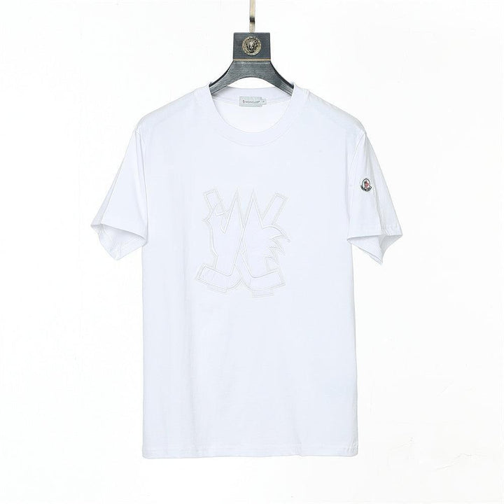 Moncler T-Shirt Without Collar 'White' - SleekGait