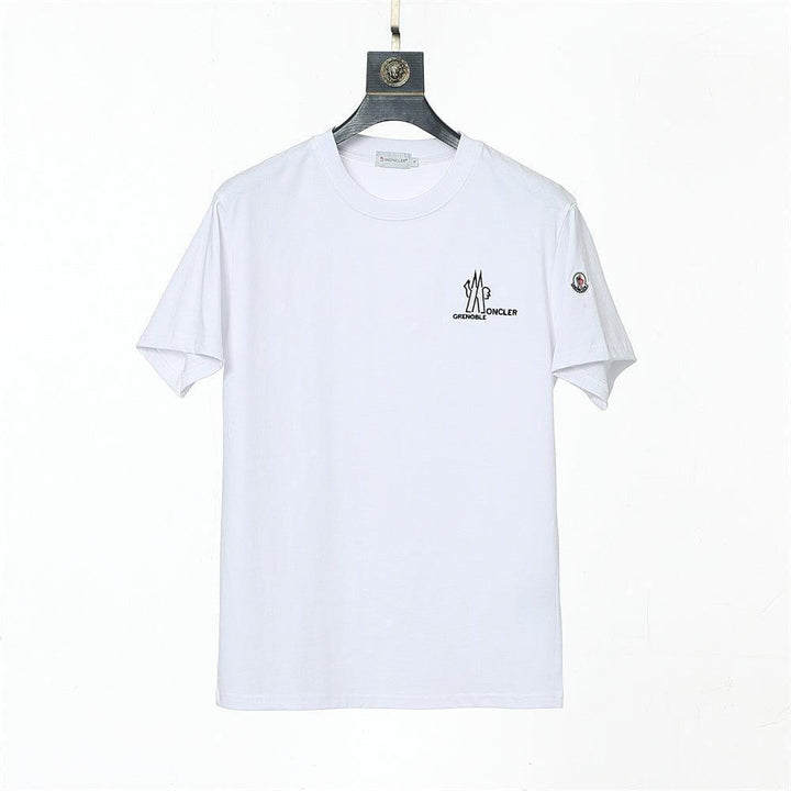 Moncler T-Shirt Without Collar 'White' - SleekGait
