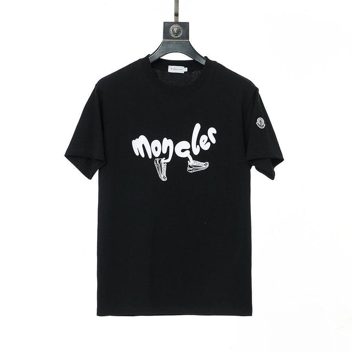 Moncler T-Shirt Without Collar 'Black' - SleekGait