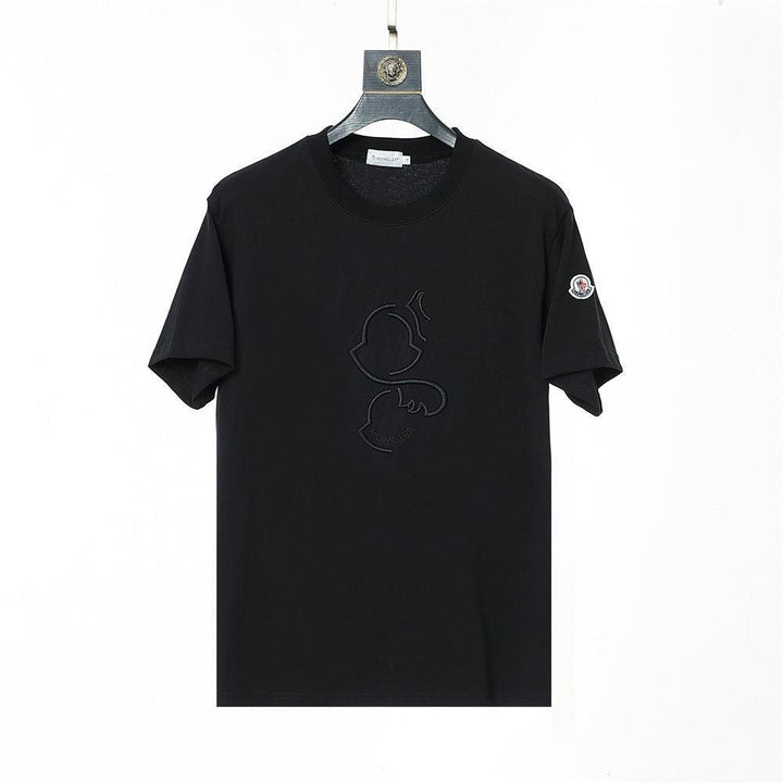 Moncler T-Shirt Without Collar 'Black' - SleekGait