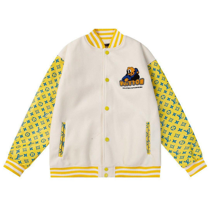 Louis Vuitton Yellow and Cream Jacket - SleekGait