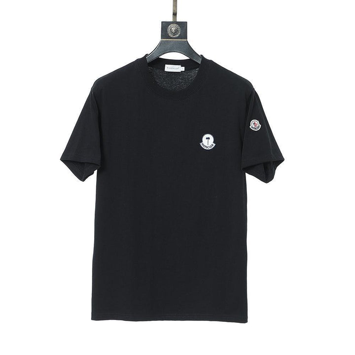 Moncler T-Shirt Without Collar 'Black' - SleekGait
