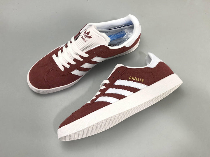 Adidas Originals Gazelle Indoor 'Collegiate Burgundy White' - SleekGait