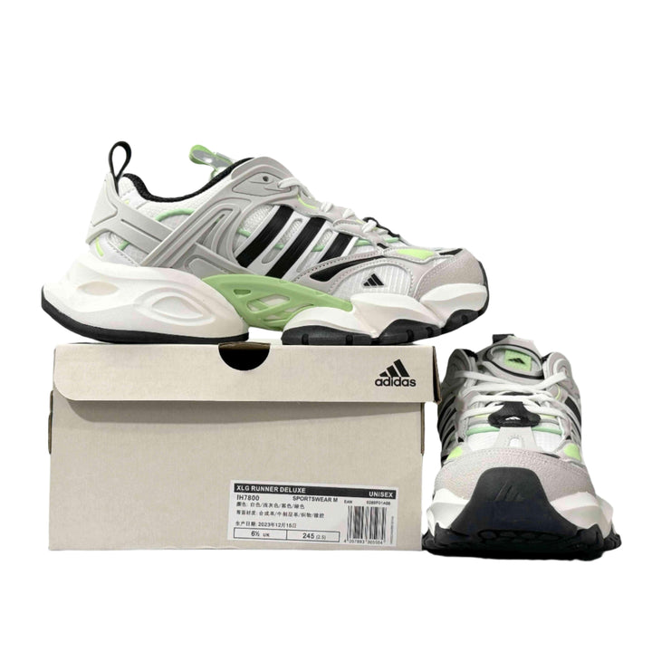 Adidas XLG RUNNER DELUXE 'Grey-Green' - SleekGait