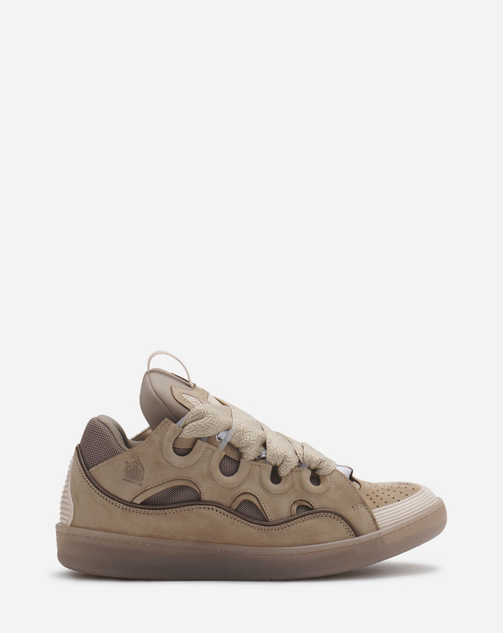 Lanvin LEATHER CURB SNEAKERS