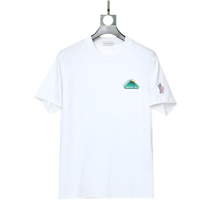Moncler T-Shirt Without Collar 'White' - SleekGait
