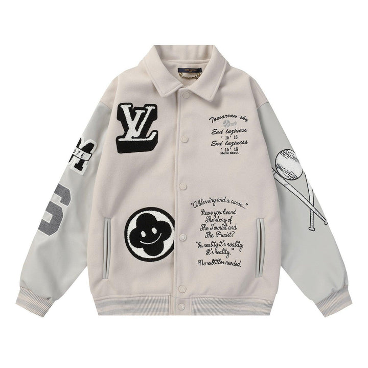 LOUIS VUITTON Varsity Jacket 'Beige' - SleekGait