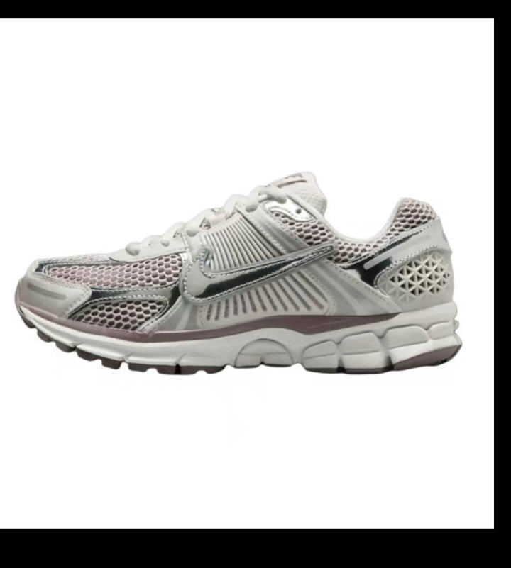 Nike Zoom Vomero 5 Metallic Silver Platinum Violet Women's Perfect Daily Casual Comfort Fashion Footwear Walking Running Sneakers Shoe Girl