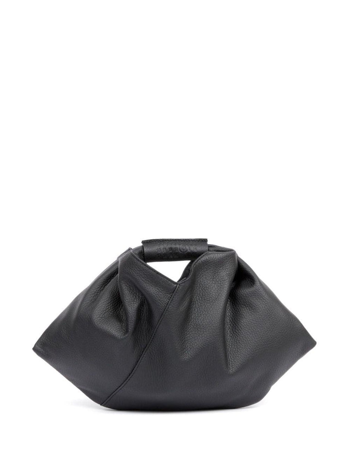 MM6 MAISON MARGIELA Draped Mini Handbag with Rolled Top Handle - SleekGait