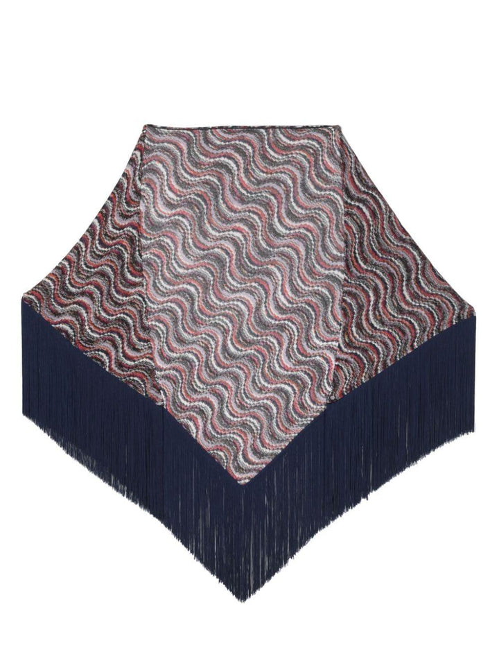 MISSONI Fringe Triangle Scarf - SleekGait