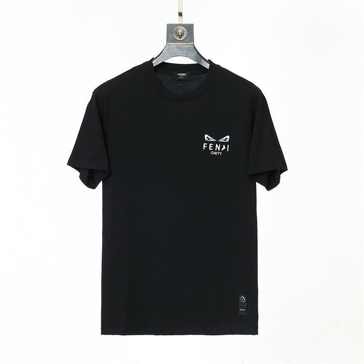 Fendi T-Shirt without Collar 'Black' - SleekGait