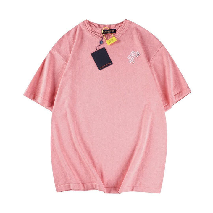 Louis Vuitton T-Shirt Without Collar 'Pink' - SleekGait