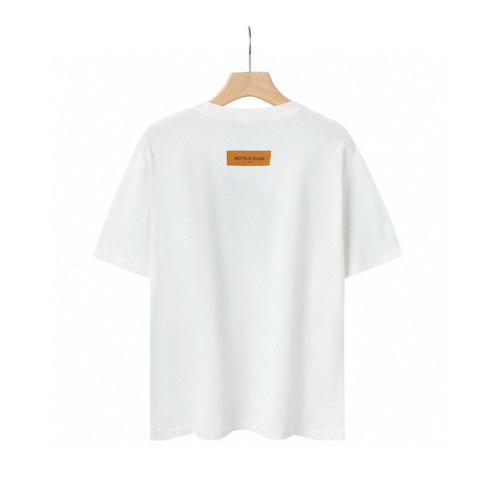 Louis Vuitton T-Shirt Without Collar 'White' - SleekGait