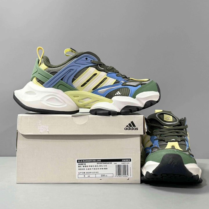 Adidas XLG RUNNER DELUXE 'Dark Green' - SleekGait