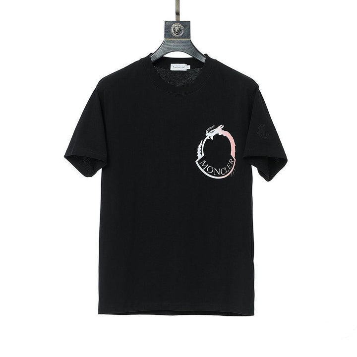 Moncler T-Shirt Without Collar 'Black' - SleekGait