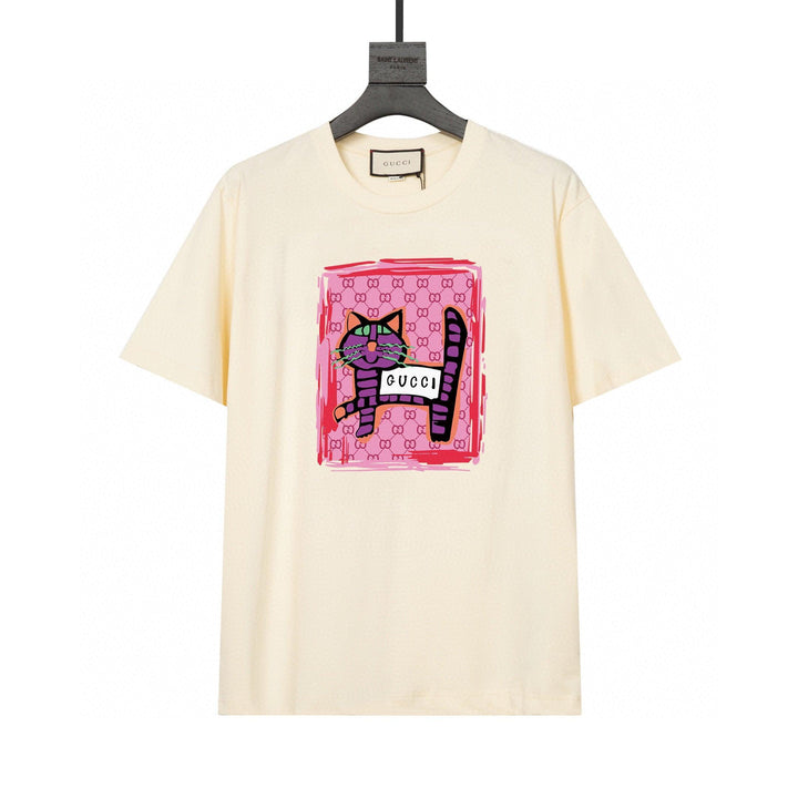 Gucci T-Shirt Without Collar 'Beige' - SleekGait