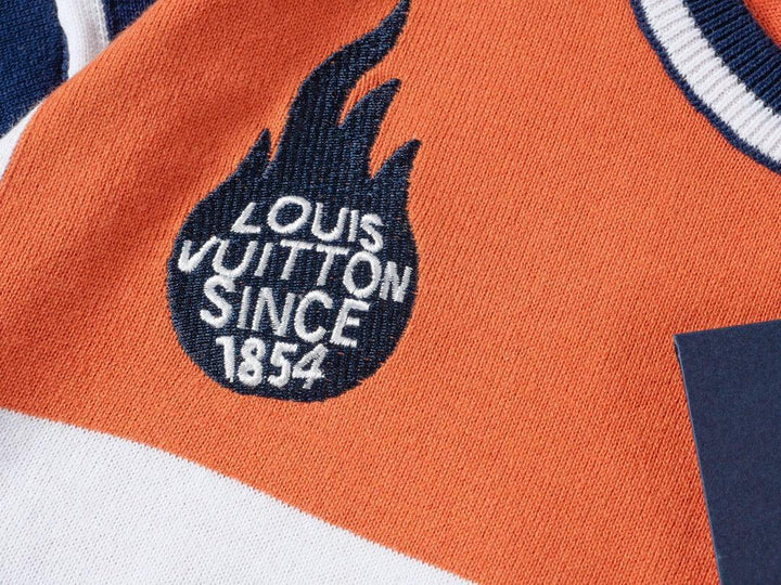 Louis Vuitton T-Shirt Without Collar 'Orange' - SleekGait