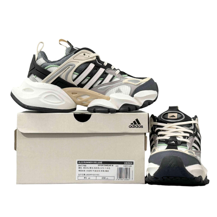 Adidas XLG RUNNER DELUXE 'White & Grey' - SleekGait