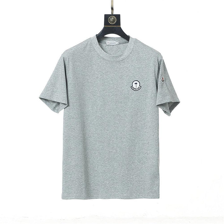 Moncler T-Shirt Without Collar 'Grey' - SleekGait