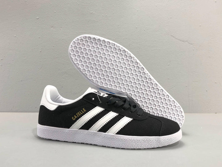Adidas Originals Gazelle Indoor 'Core Black Cloud White Gold' - SleekGait