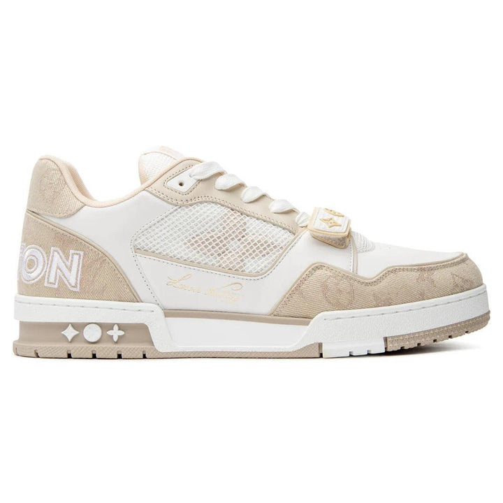 Sneaker LV Trainer 'Beige' - SleekGait