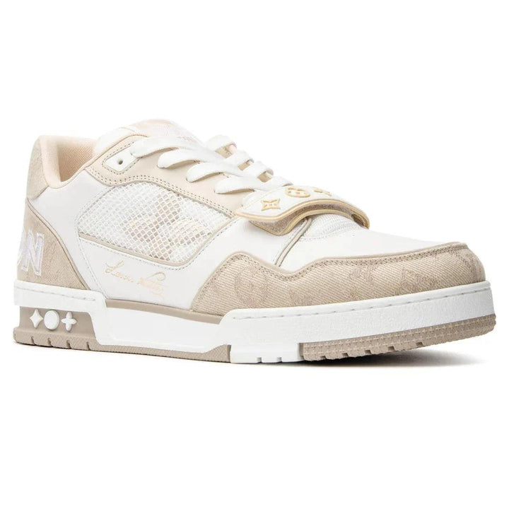 Sneaker LV Trainer 'Beige' - SleekGait