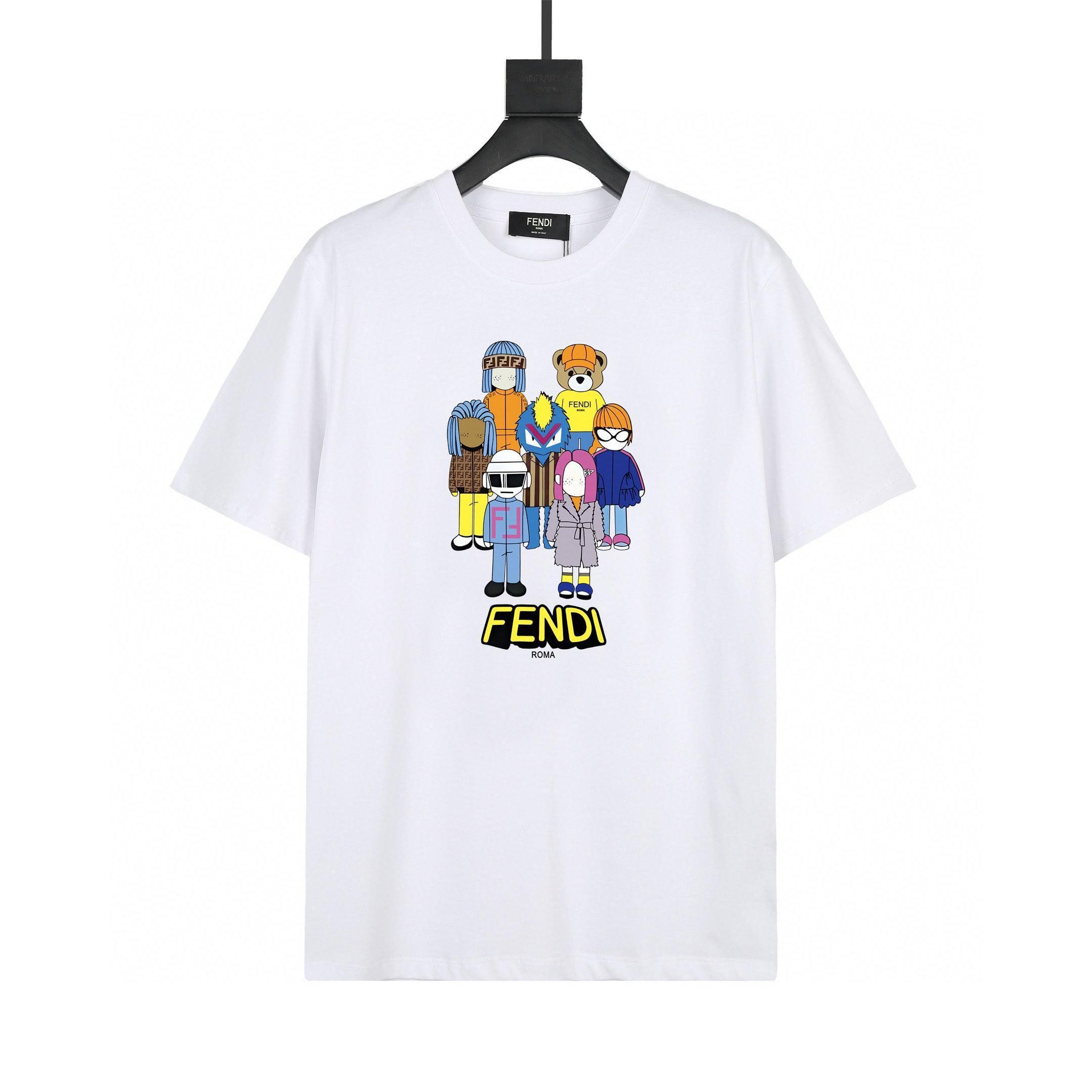 Fendi Collarless T Shirt - SleekGait