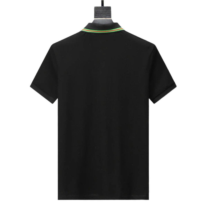 Gucci Black T-shirt with a collar - SleekGait