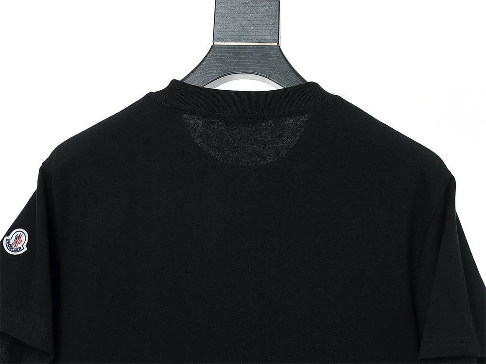 Moncler T-Shirt Without Collar 'Black' - SleekGait