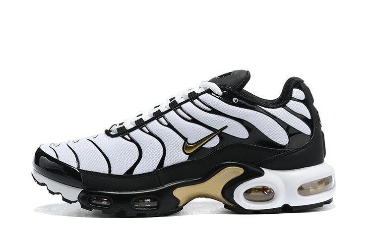 Nike Air Max Plus 'White Black Metallic Gold' - SleekGait