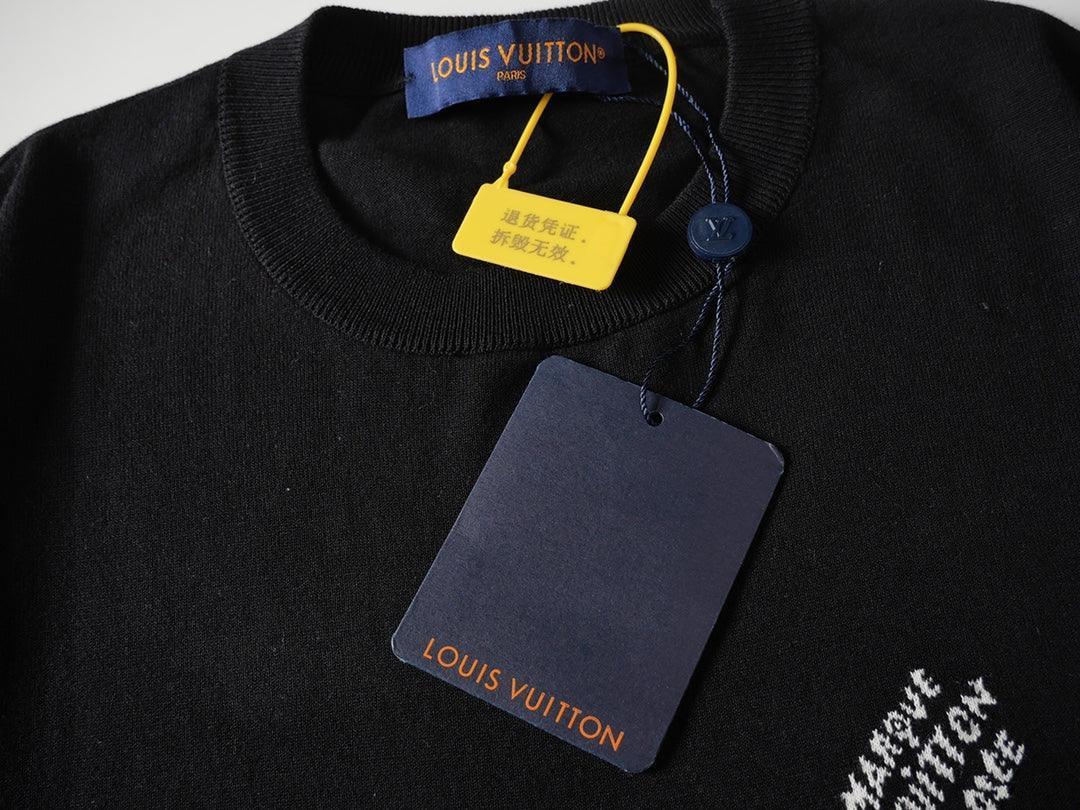Louis Vuitton T-Shirt Without Collar 'Black' - SleekGait