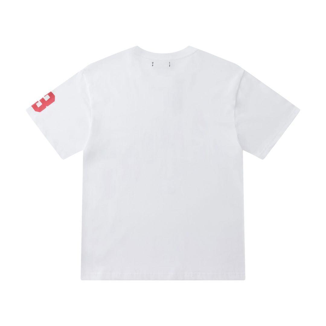 Amiri 22 White T-Shirt Without Collar - SleekGait