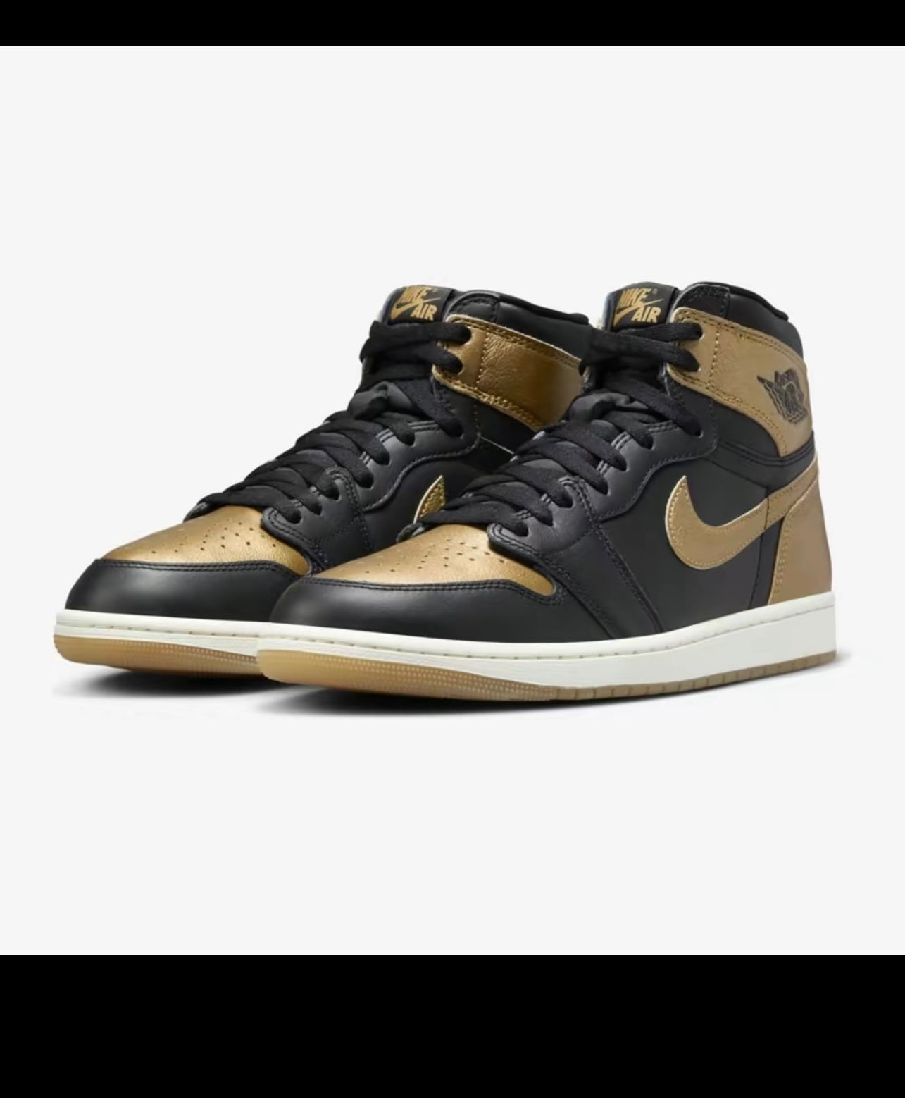 Nike Air Jordan 1 High OG Black Metallic Gold