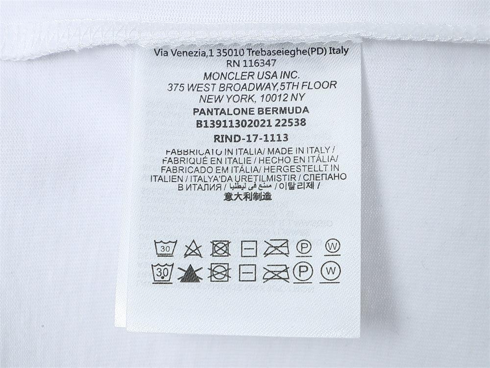 Moncler T-Shirt Without Collar 'White' - SleekGait