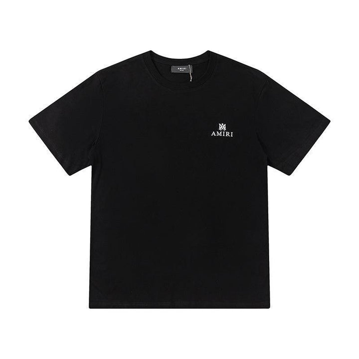 Amiri Black T-Shirt Without Collar - SleekGait