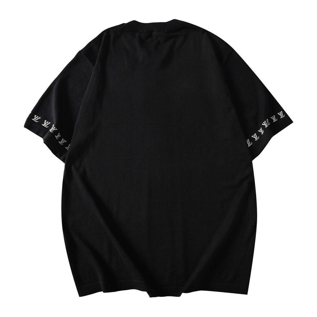 Louis Vuitton T-Shirt Without Collar 'Black' - SleekGait