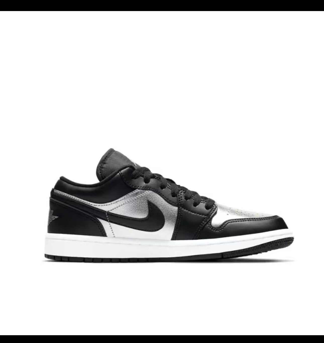 Nike Air Jordan 1 Low SE Silver Toe Women's Perfect Low Top Sneakers Walking Shoe Fashion