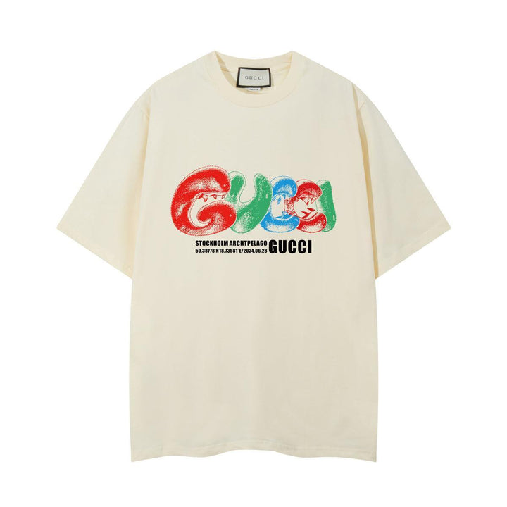 Gucci T-Shirt Without Collar 'Beige' - SleekGait