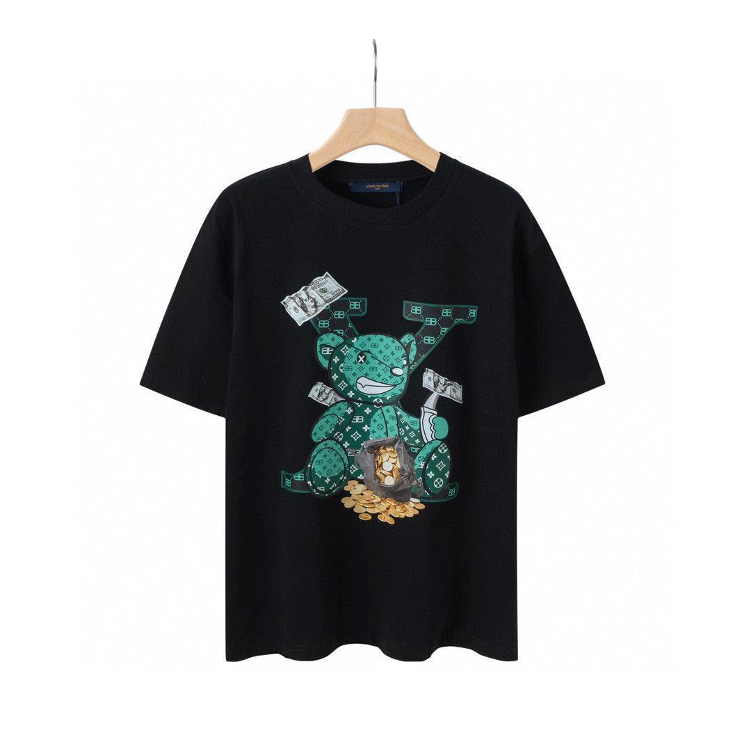 Louis Vuitton T-Shirt Without Collar 'Black' - SleekGait