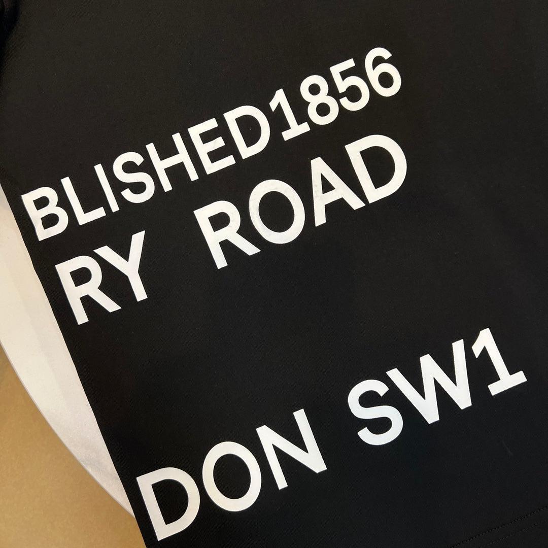 Burberry Black T-Shirt Without Collar - SleekGait