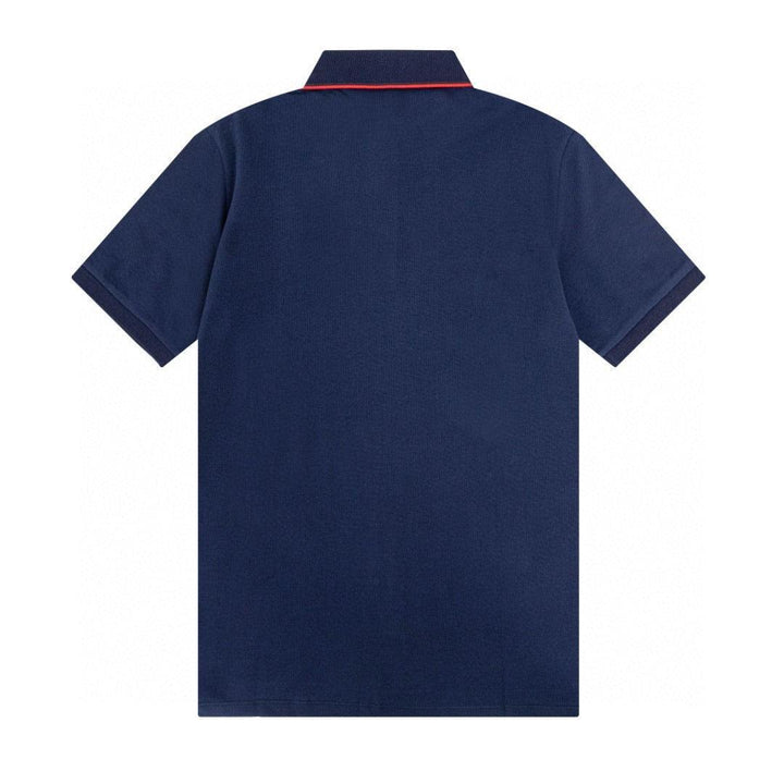 Burberry Blue T-Shirt With Collar - SleekGait