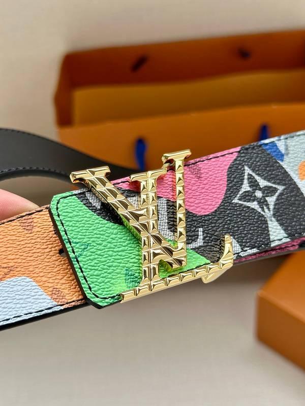 Louis Vuitton LV Initials Reversible Belt 'Multicolor' - SleekGait