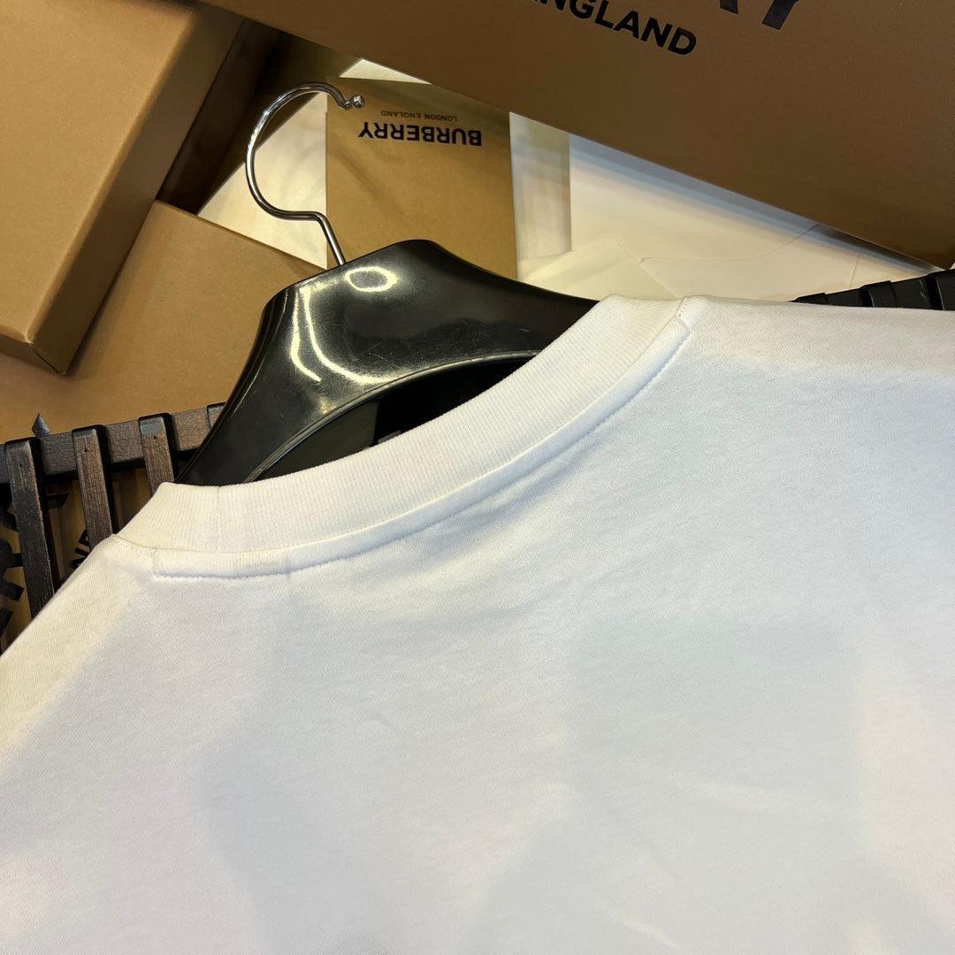 Burberry T-Shirt Without Collar 'White' - SleekGait