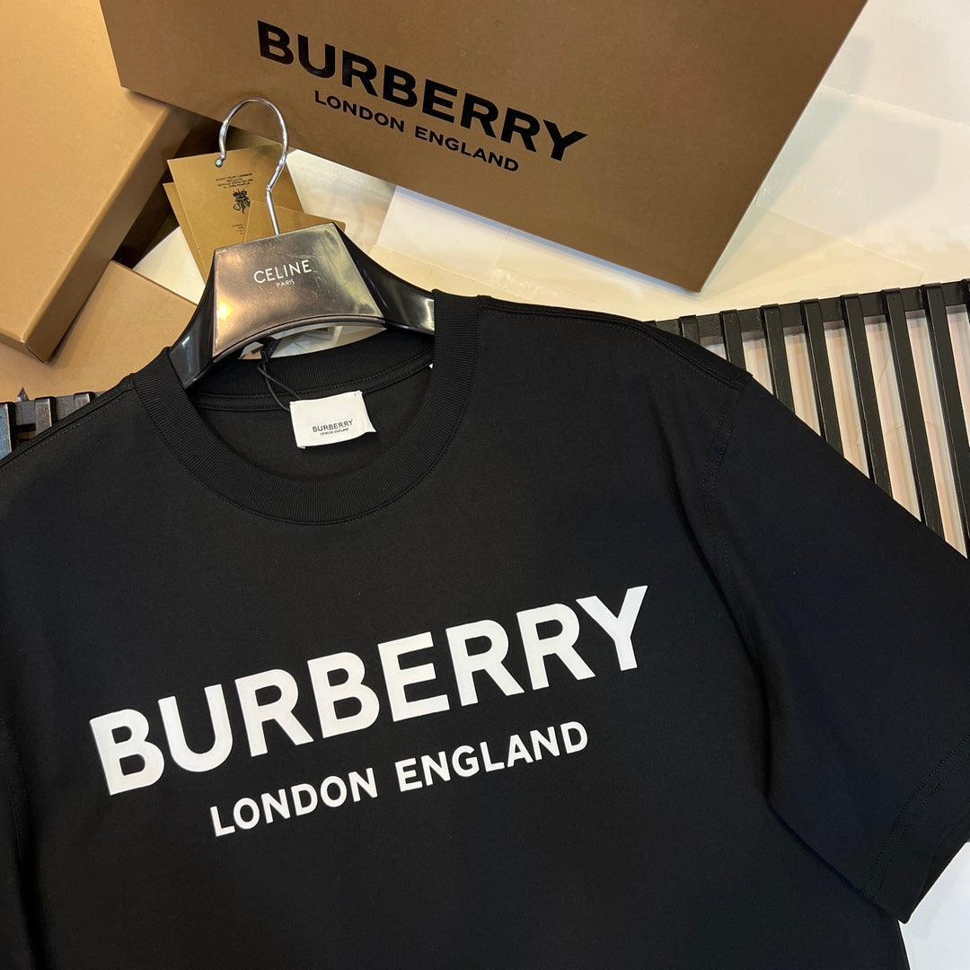 Burberry T-Shirt Without Collar 'Black & White' - SleekGait