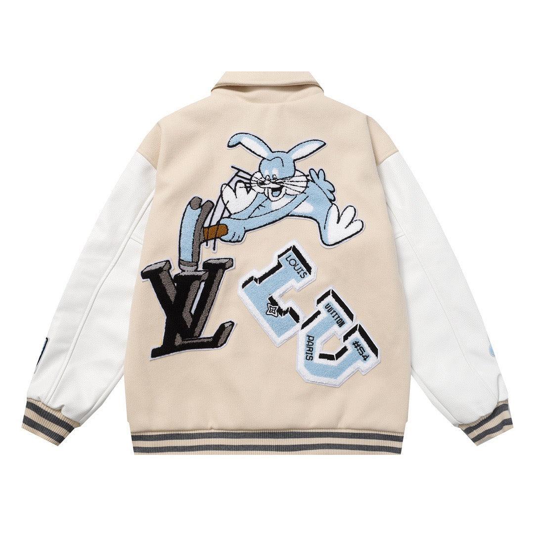 Louis Vuitton Bugs Bunny Letterman Varsity Jacket - SleekGait