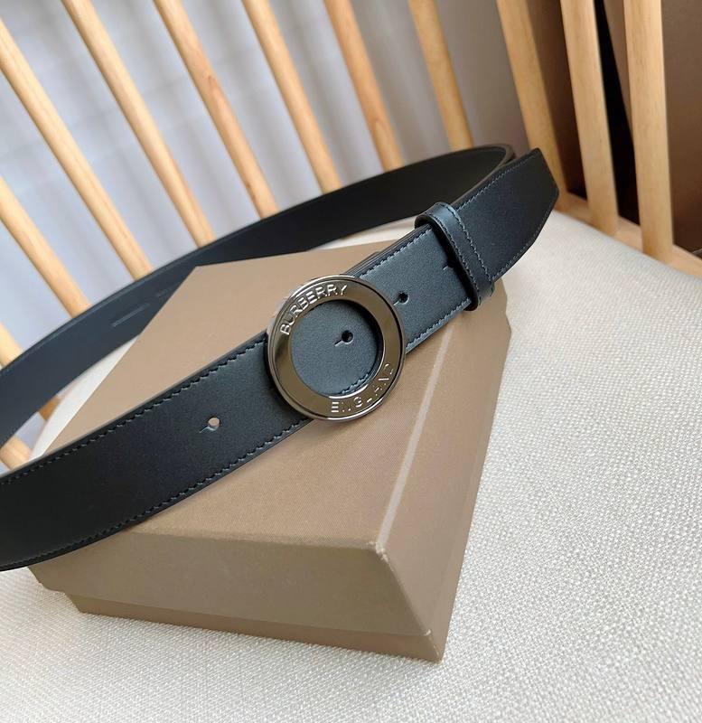 Burberry Leather Vintage Belt 'Black' - SleekGait